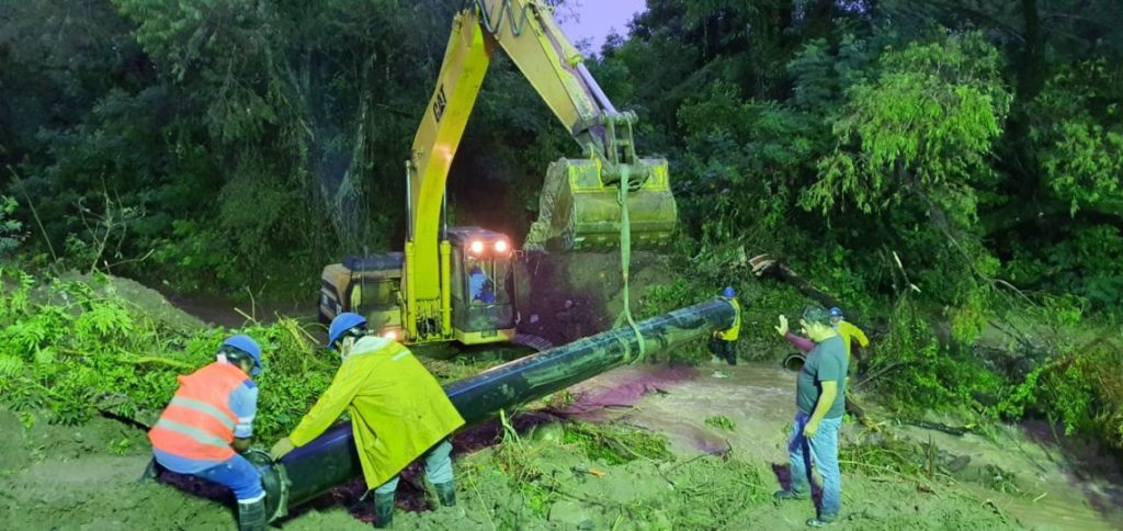 Se normaliza el servicio de agua en la provincia