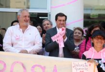 Sadir participó de la caminata de sensibilización por el cáncer de mama