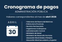 Los salarios se acreditarán jueves 30 de abril y viernes 1 de mayo en Jujuy