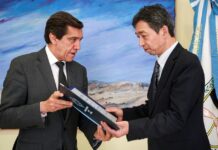 El gobernador Carlos Sadir recibió al embajador de Japón en Argentina